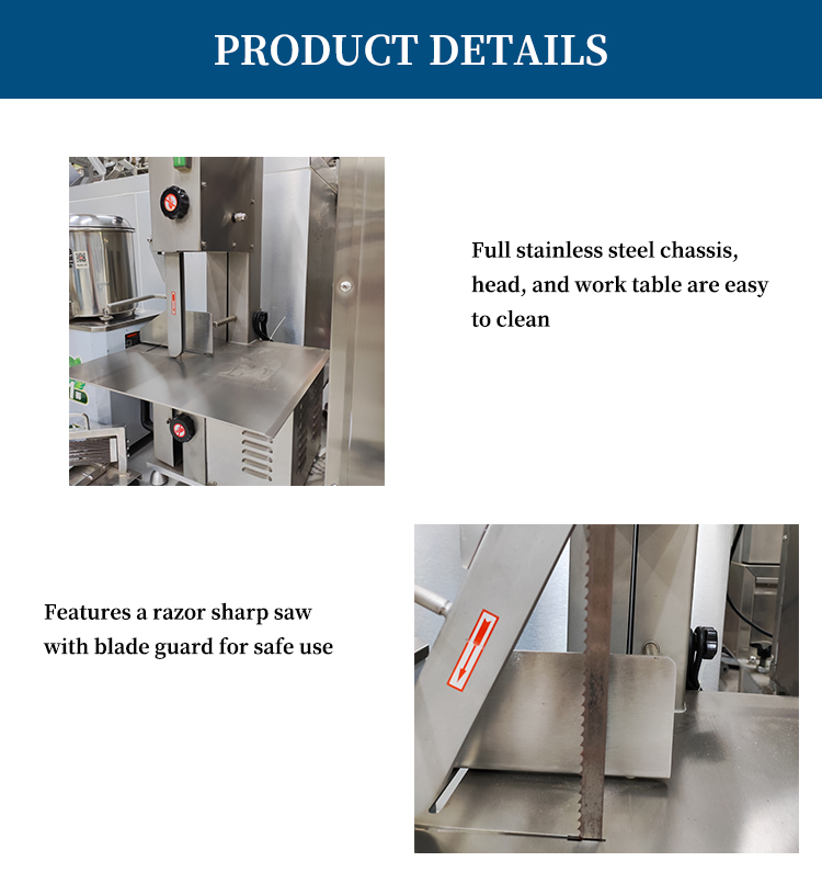 commercial bone saw machine for business kitchen