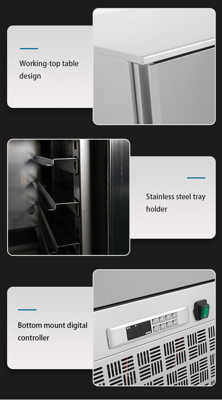 Freezer de aço inoxidável 5 PANS DETALHES_08