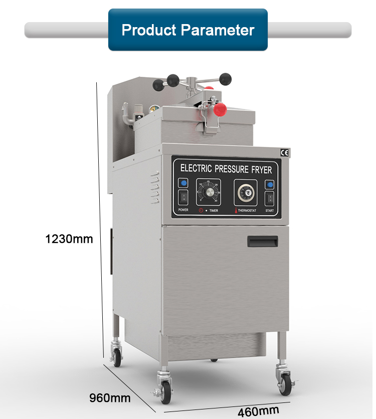 electric 380v single pot chicken fryer pressure cooker details specification_02