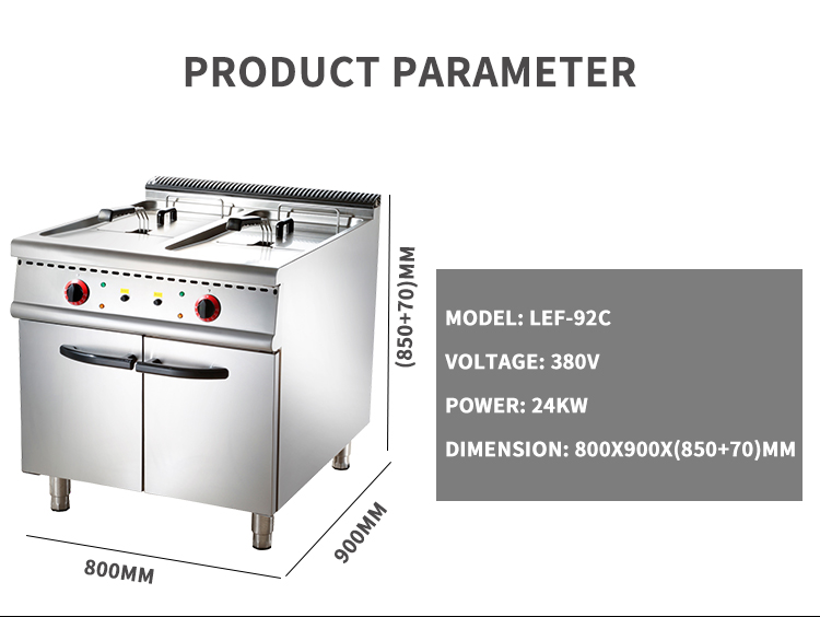restaurant equipments electric deep fryer for potato chips specification