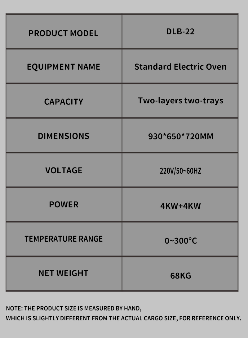 commercial oven for sale bread toaster cake pizza baking oven specification_10