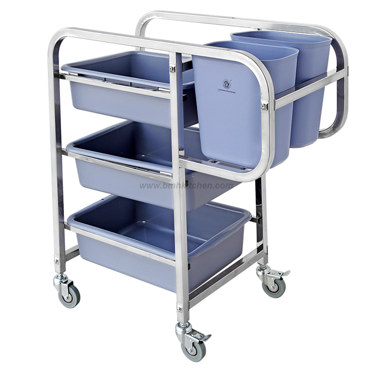 Multifunctional Stainless Steel Trolley