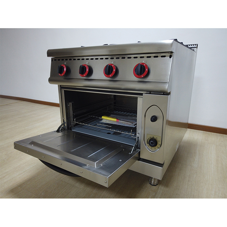 Commercial Gas Range with Oven