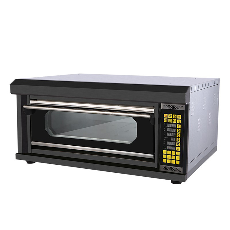 Single Deck Electric Oven Black