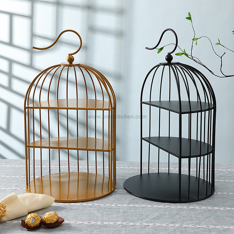 Bird Cage 3-Tier Cake Stand