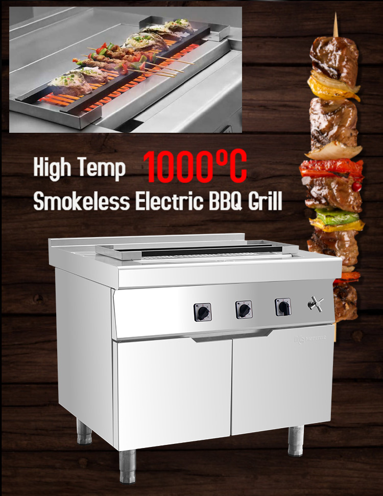 High Temp Smokeless BBQ Grill