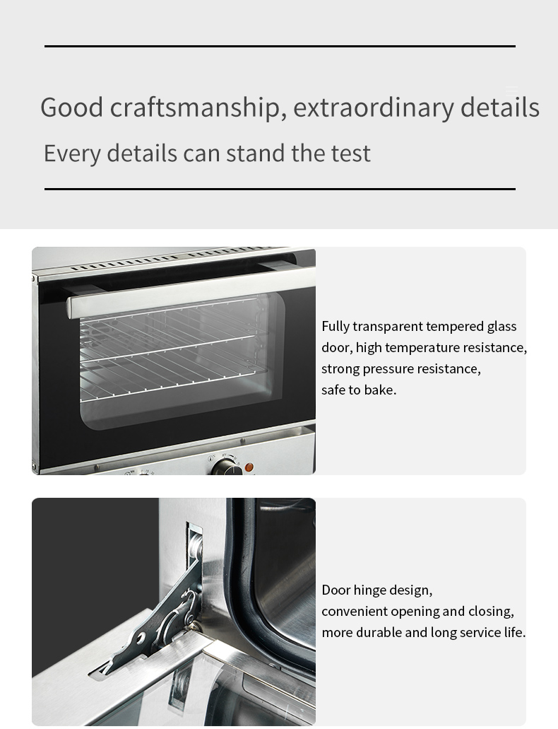 small single door countertop convection oven for baking details_09