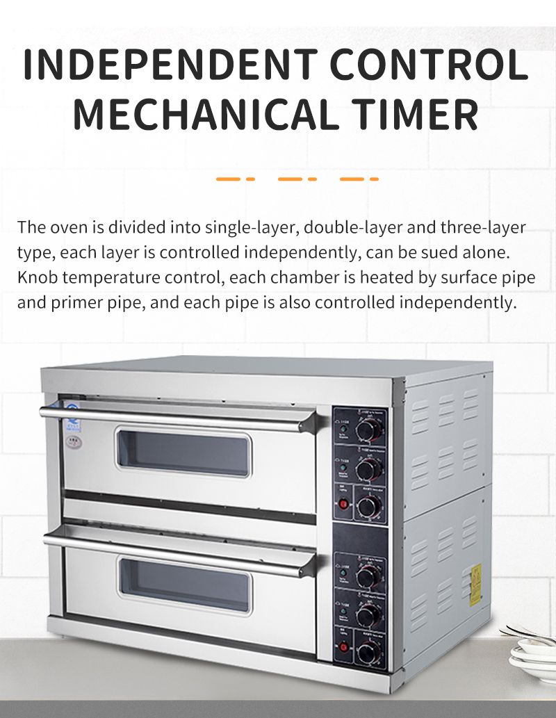 industrial oven for bakery freestanding 2 door bread oven details_02