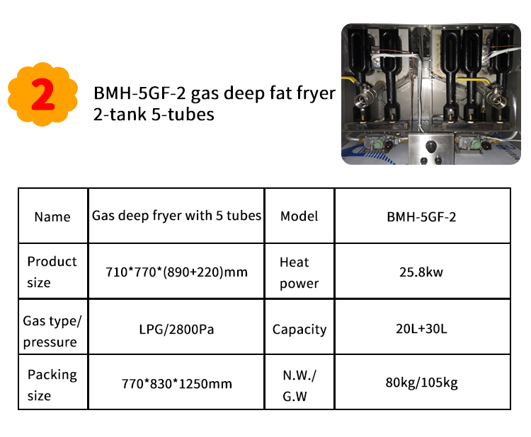 2 tank 2 basket deep fat fryer with cool zone and auto drain valve specification_08