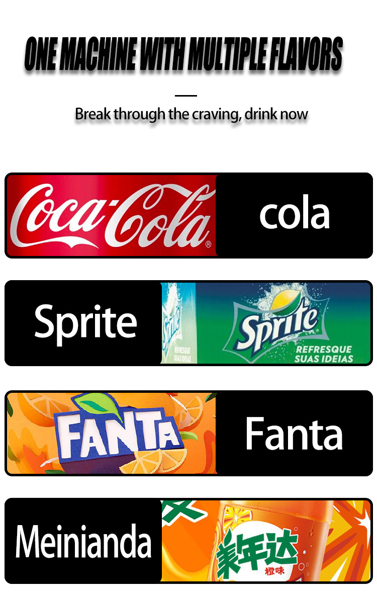 counter top 3-flavor soft drink machine application_04