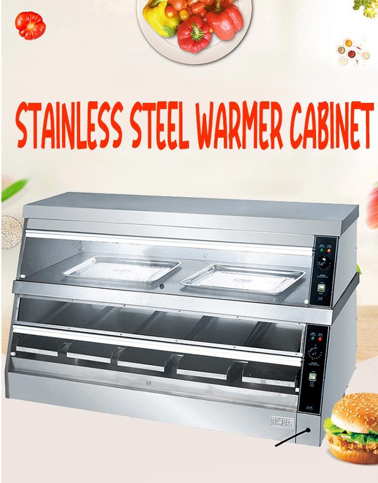 Electric Food display warmer Cabinet