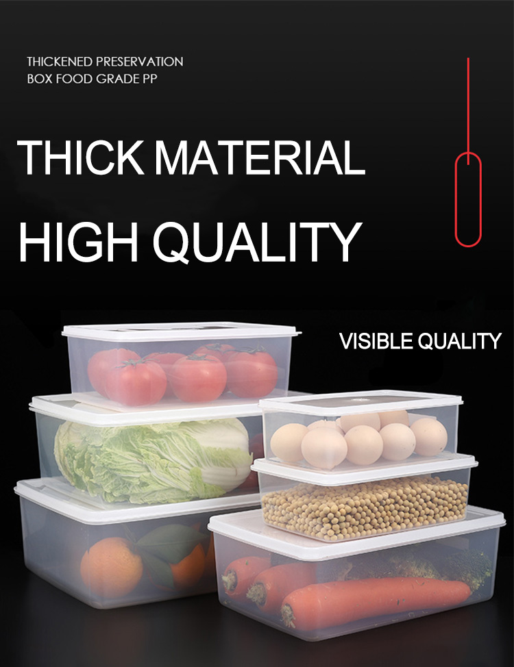 Plastic Vegetable Tight Food Storage Box (2)