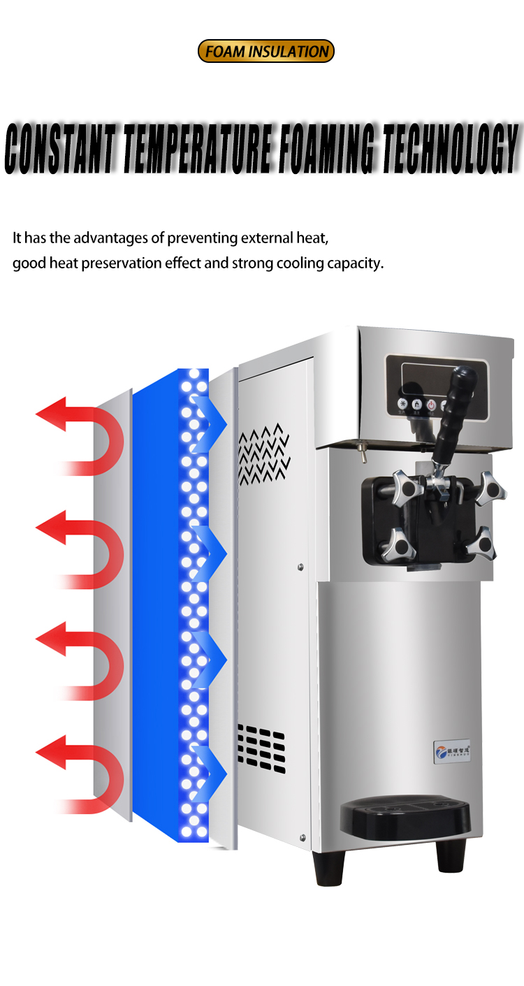 industrial 1500W ice cream maker machine details_06