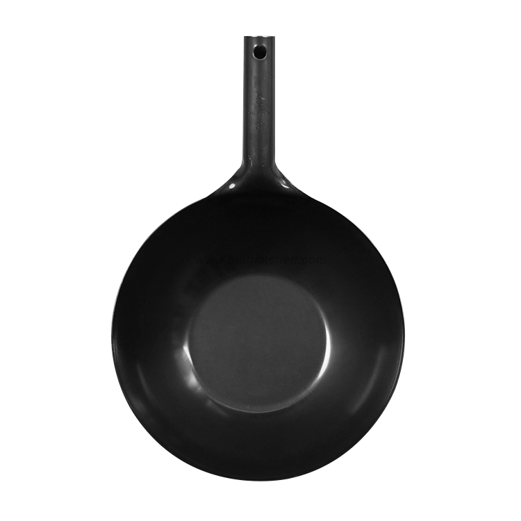 Japanese Iron Handle Wok 