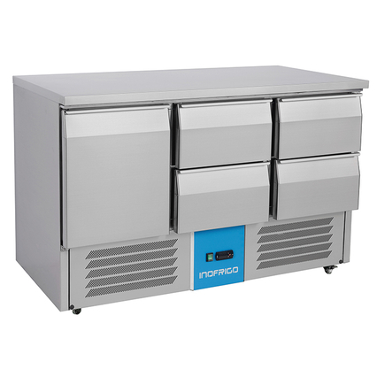 4 drawer under counter fridge