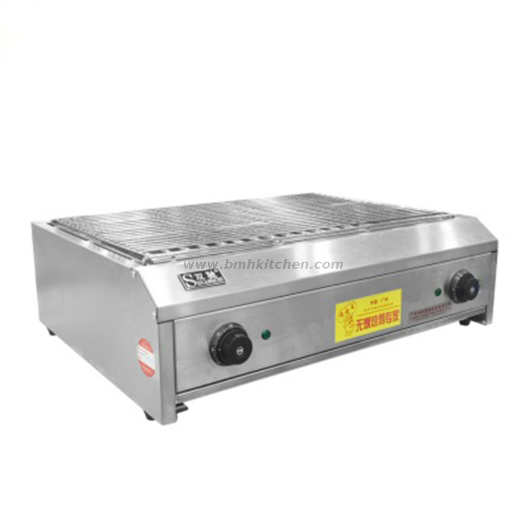 Elektroreger Grill aus Edelstahl