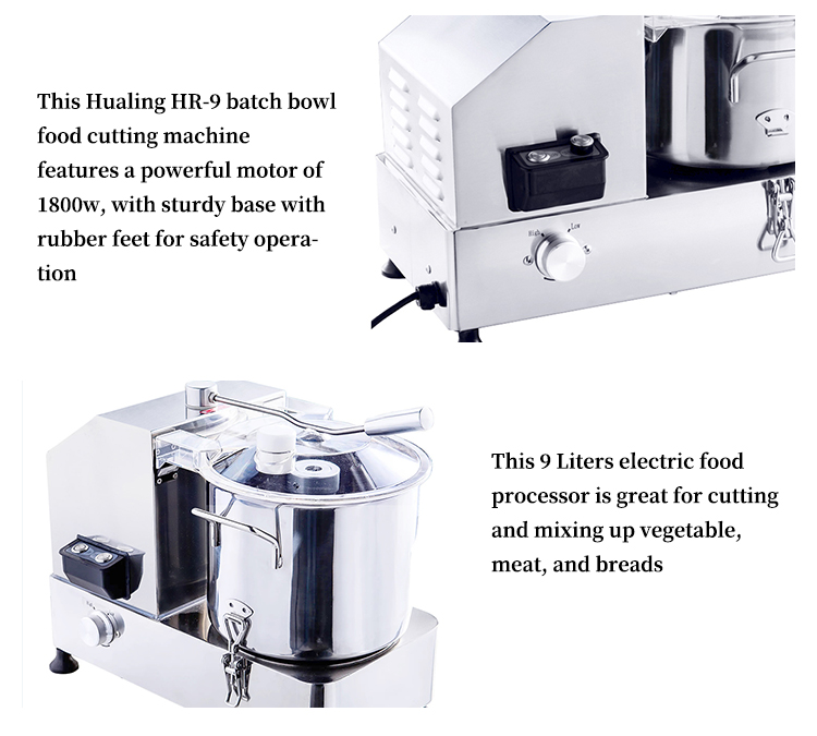 food processing equipment batch bowl food processor