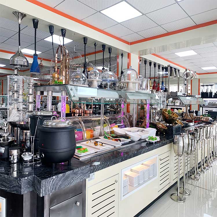 marble-commercial-buffet-tables