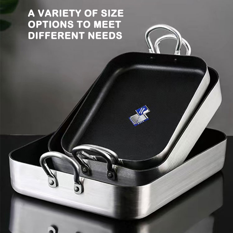 rectangular non-stick baking tray