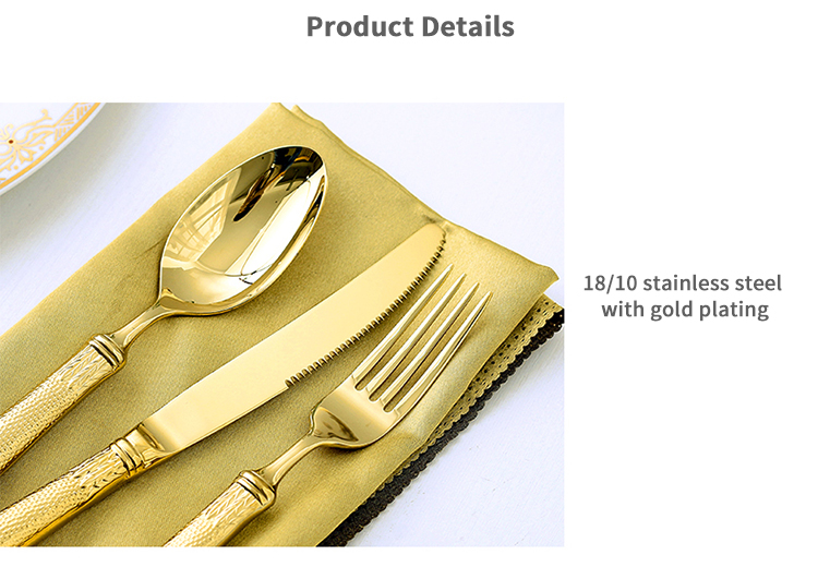 extra heavy weight gold silverware