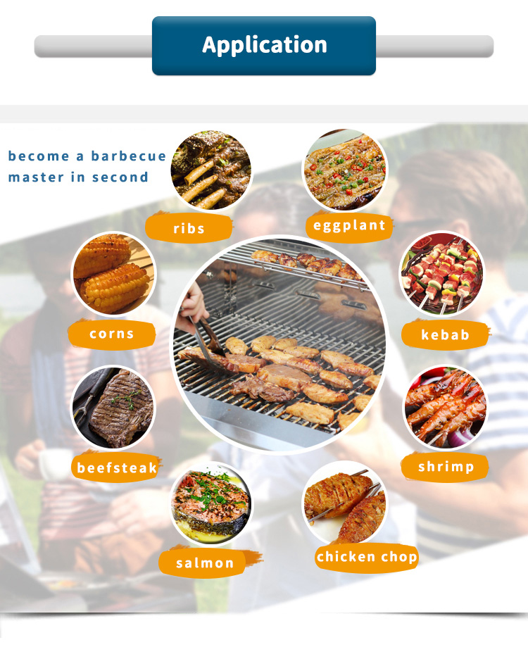 Tragbarer Char Broil Charcoal Outdoor BBQ Grill Application