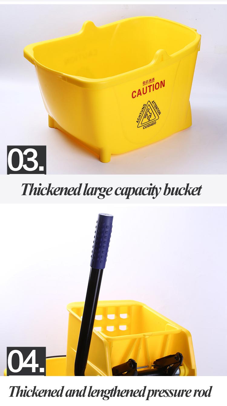 Industrial Mop Bucket with wheels (2)