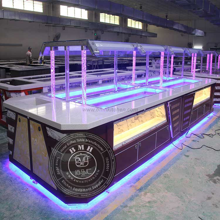 Customizable Marble Buffet Table