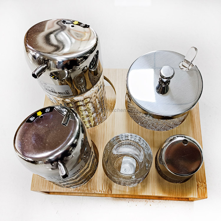 Stainless-steel Seasoning Bottle Set
