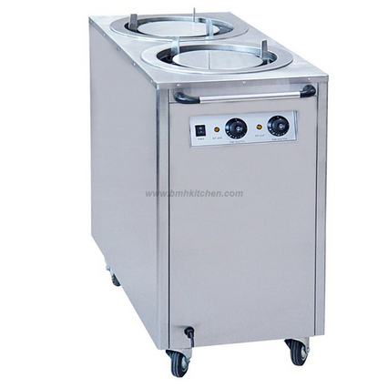 Dish Food Plate Warmer Trolley