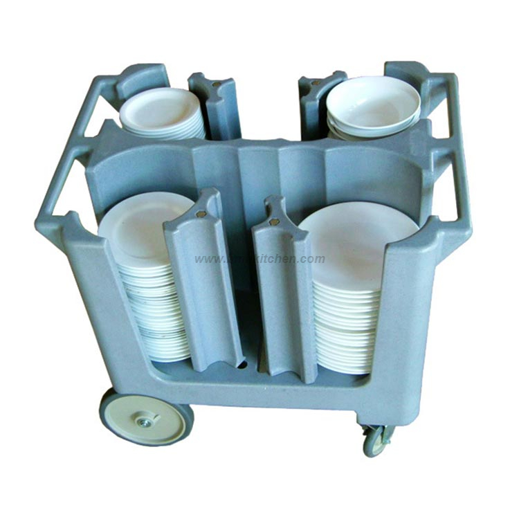 Adjustable Plate Dish Moving Trolley
