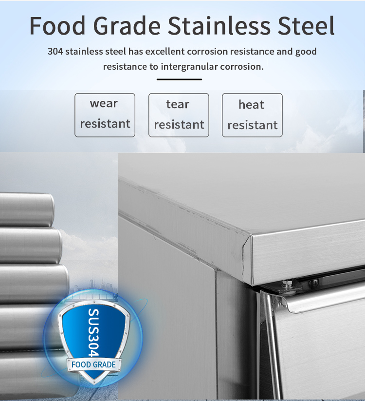 24 inch undercounter refrigerator with 1 door and 4 drawers details_02