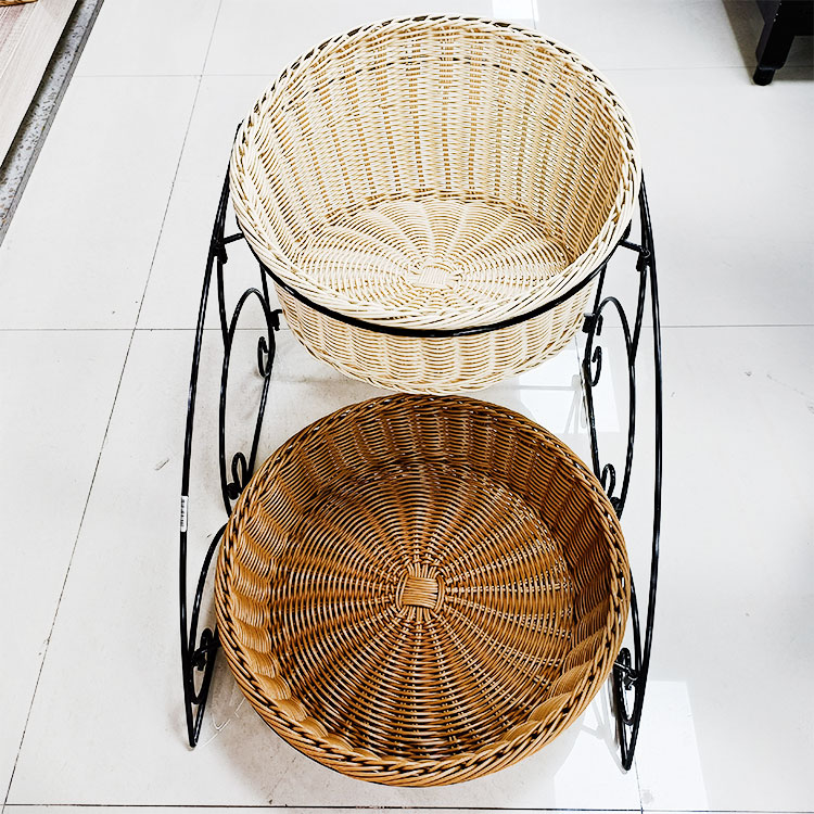 removable 2-tier metal display rack (2)