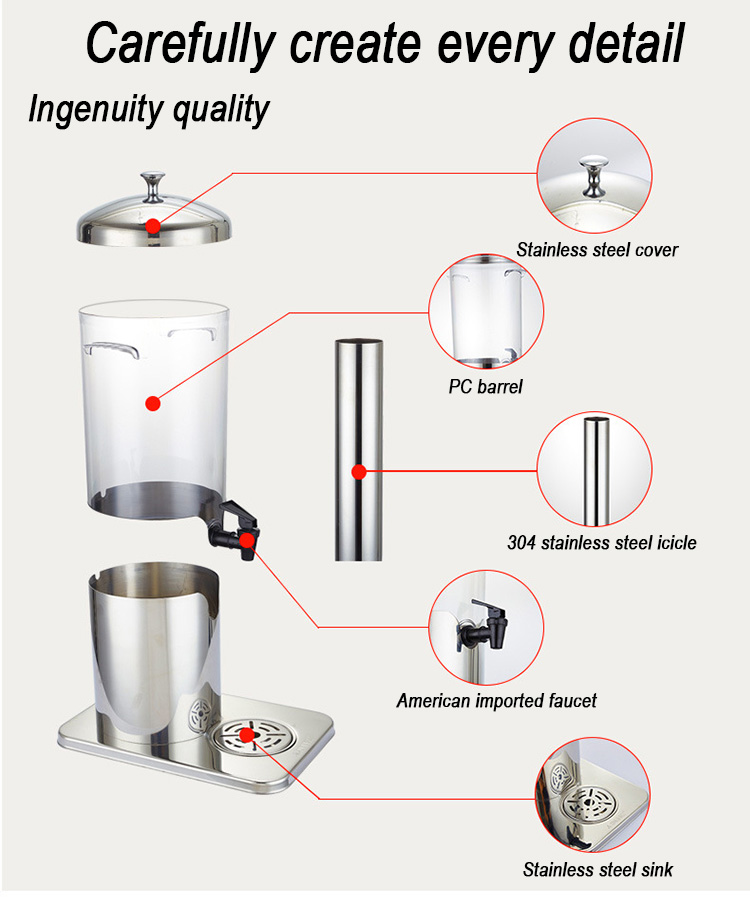 clear plastic juice dispenser (1)