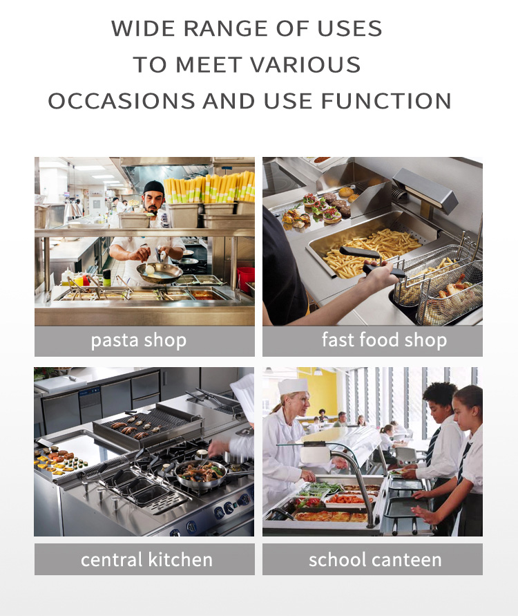 90cm cooking range floor type soup bain marie details_08