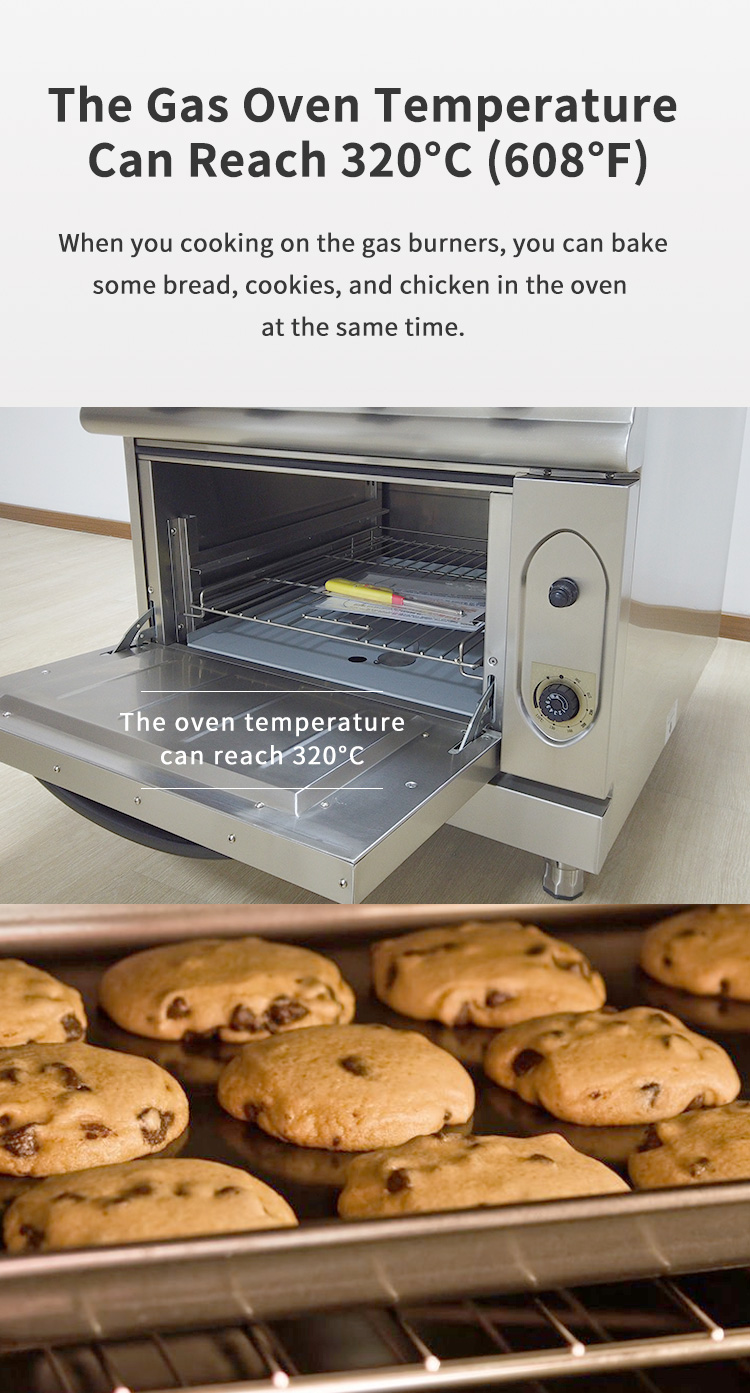 4 burner gas stove stainless steel floor type 90cm cooking range details_06