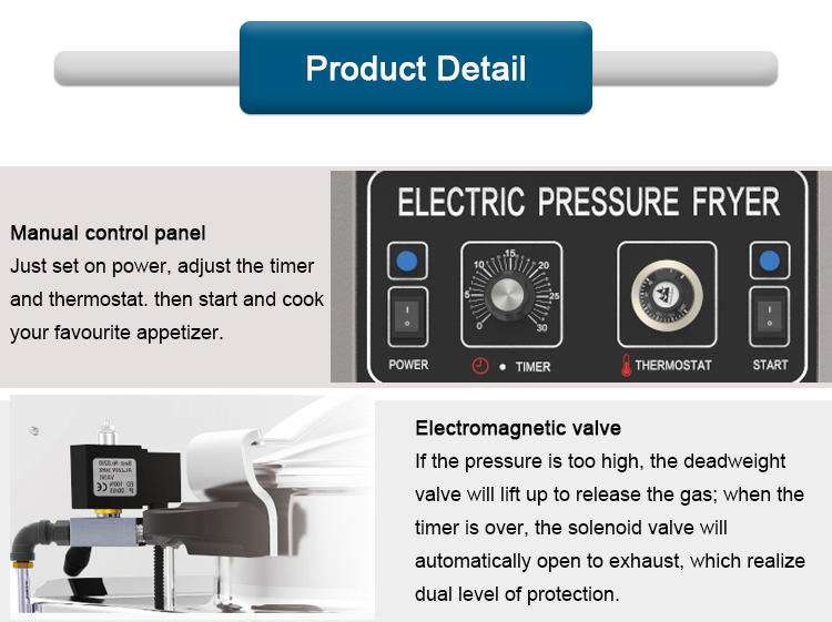 electric 380v single pot chicken fryer pressure cooker details_03