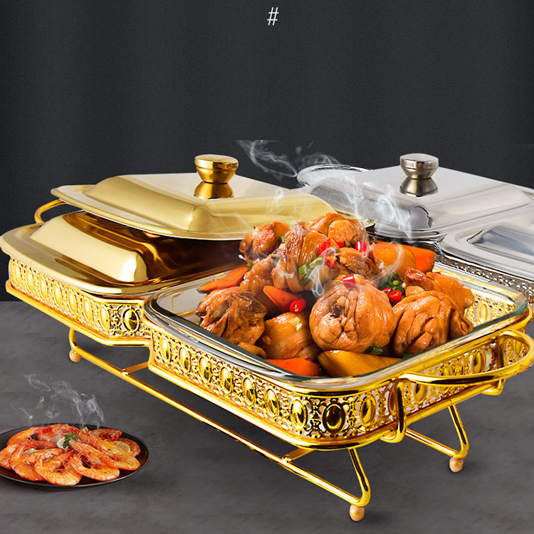 Glass Buffet food warmer (2)