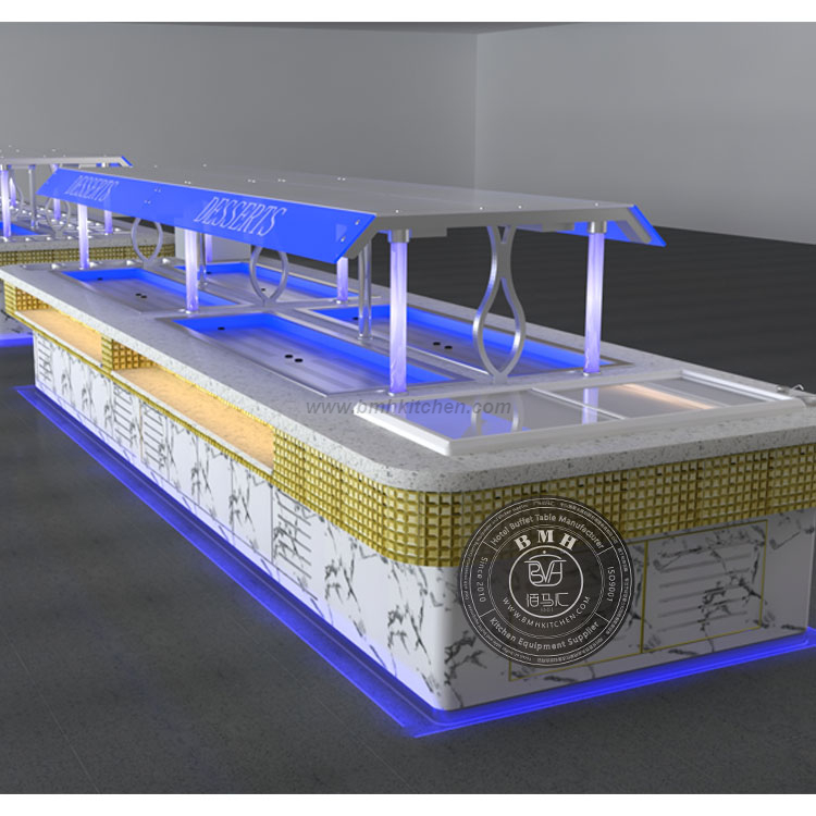 Customizable Commercial Buffet Table