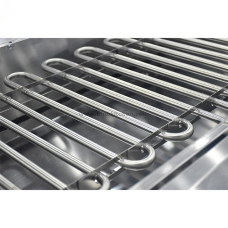 Elektroreger Grill aus Edelstahl