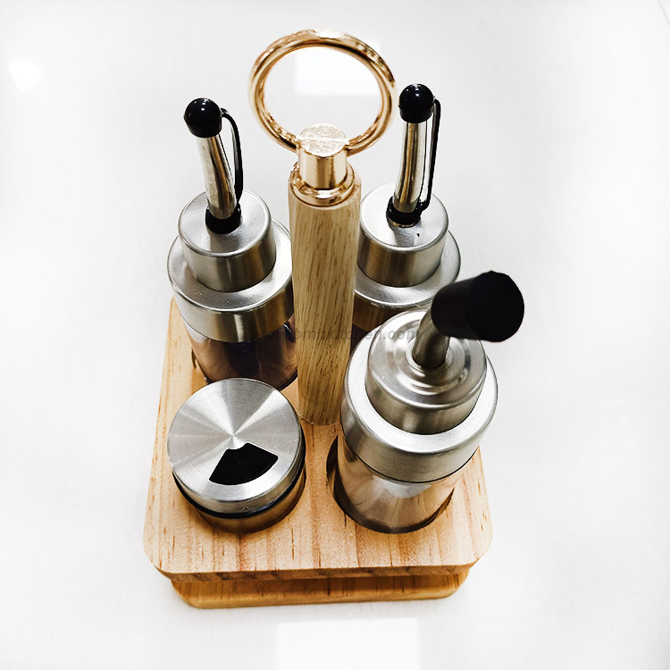 Stainless-steel Seasoning Bottle Set