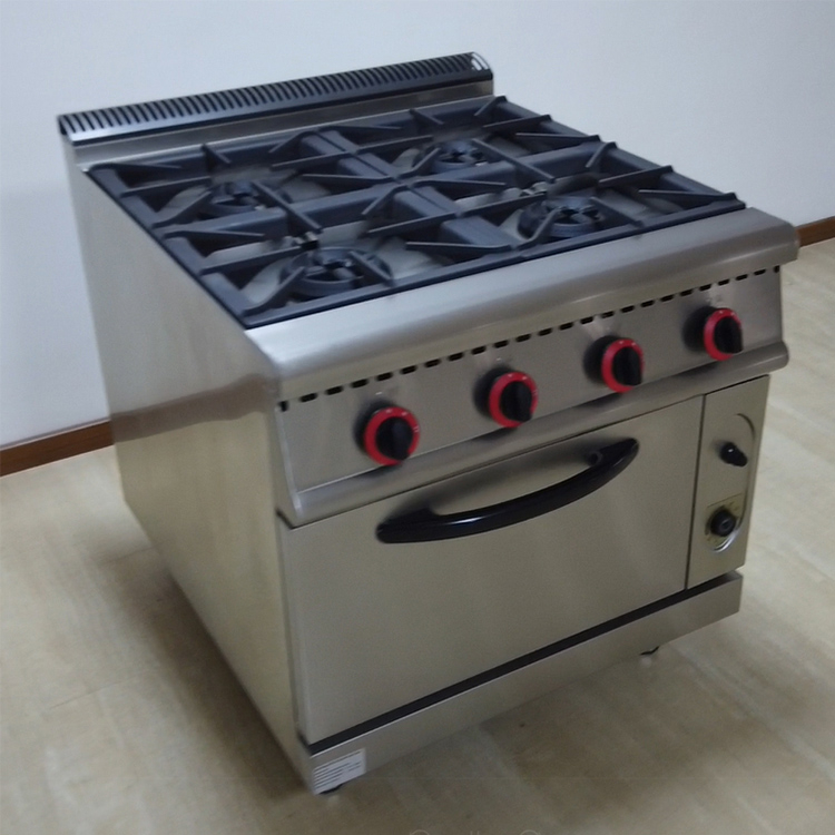 Commercial Gas Range with Oven