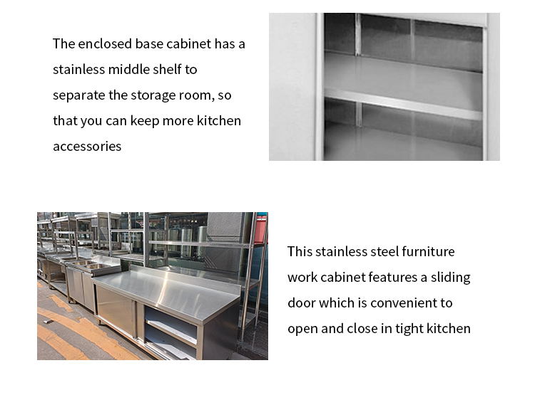 stainless steel furniture work cabinet