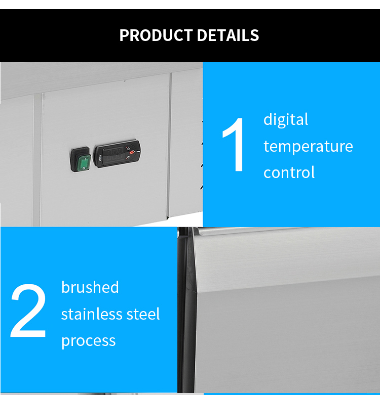 commercial undercounter fridge sandwich and salad prep tables_07