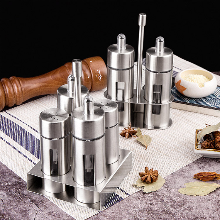 Stainless Steel Spice Shakers Jar1