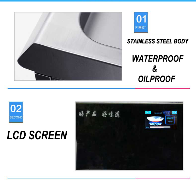 Electric stainless steel wok induction cooker for kitchen (1)