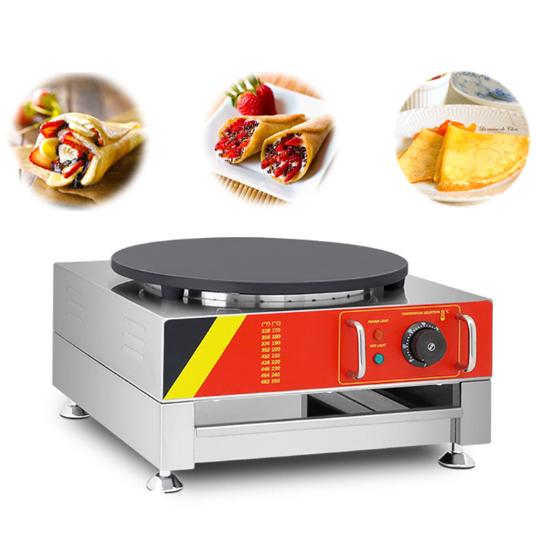 Electric single head crepe machine