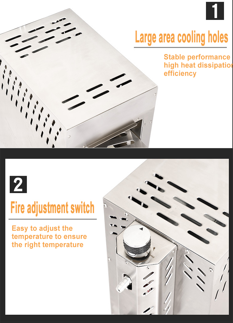 homemade indoor BBQ gas grill (2)