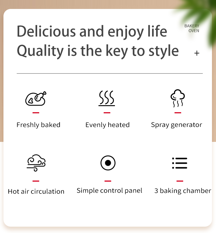 industrial oven for bakery freestanding 3 door bread oven details_03