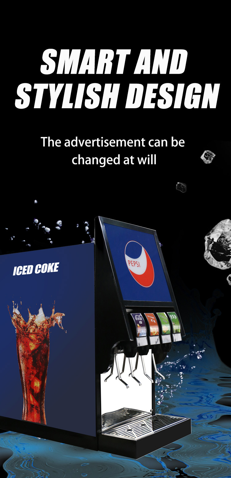 stainless steel coke fountain machine details_01