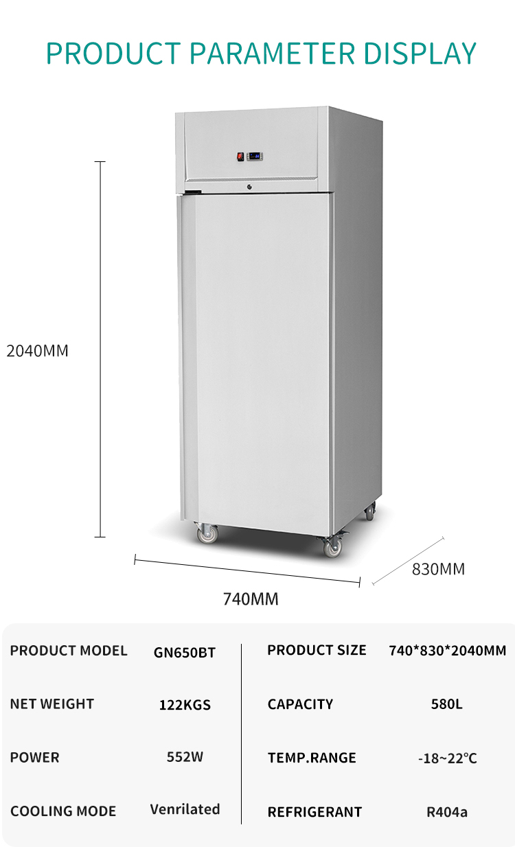 -22°C deep freezer price for frozen meat specification